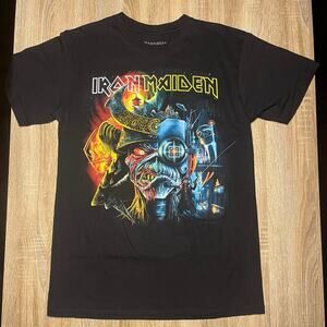 Iron Maiden The Future Past Tour 2023 Official Tour TShirt Black Medium